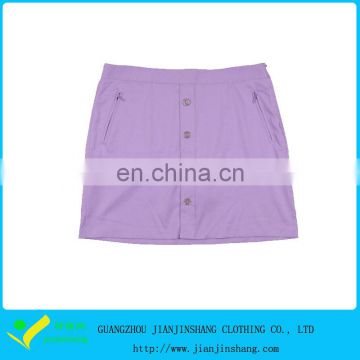 Women Antibacterial Quick Dry Knitted Spandex Golf Skirts