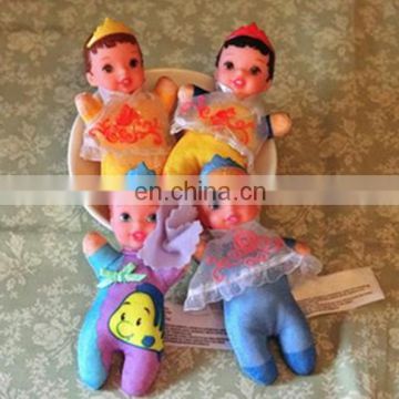 mini plush plastic doll beautiful girl doll princess play house accessories