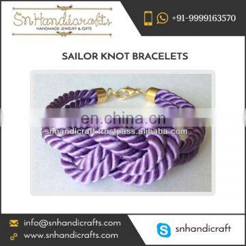 Premium Supplier of Sailor Knot Bracelet with Colrorful Design and Sizes