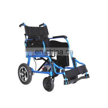 Handicapped Light Weight Wheel Chair Aluminum Folding Electric Power Wheelchair
