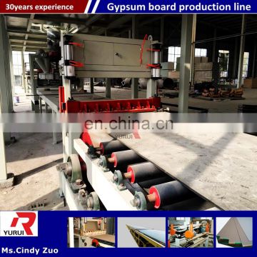 normal automatic paper faced gypsum board machine Yurui supplier/paper-surface plasterboard production lineproduction line