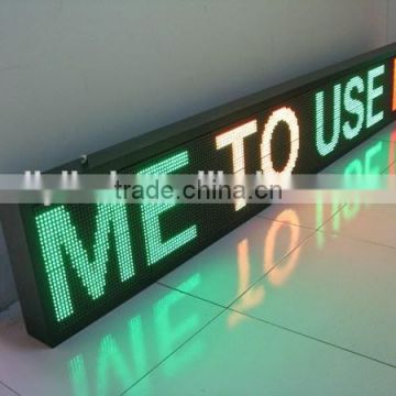 Display Text LED Moving Message Sign P10 RG dual Color LED message display electronic advertising board