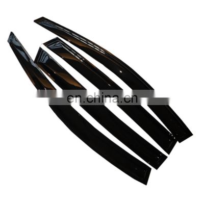 Smoke Tinted Side Window Visor Deflectors Rain Guards Compatible With Ford F150 Super cab 2015