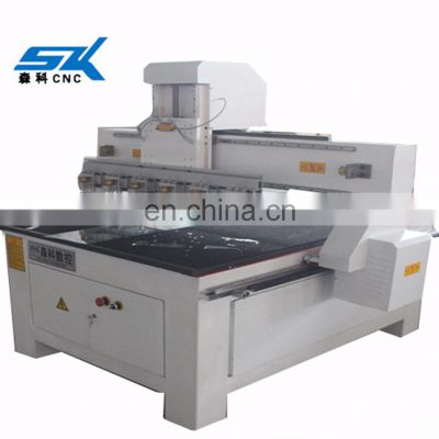 NC-studio/DSP control system glass mirror tempered glass engraving machine multi heads cnc glass cutting router machine