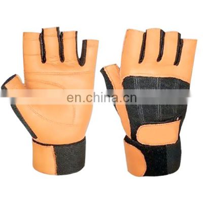 Custom Design Wholesale Price Black Fingerless Goalkeeper Powerlifting Wrist Support Sport Exercise Bodybuilding Glove
