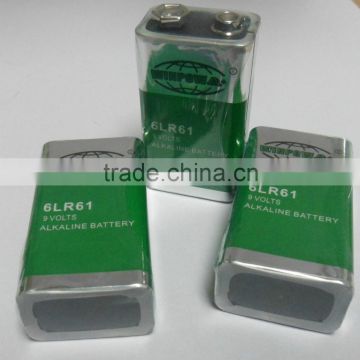 9v high capacity alkaline battery 6lr61