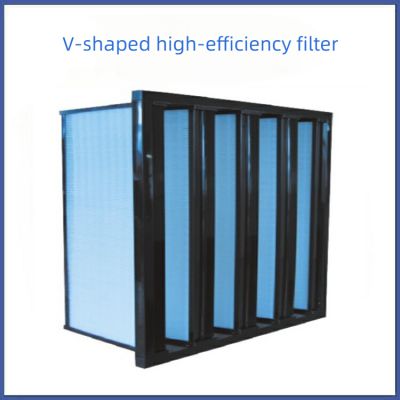 W-shaped high-efficiency filter screen W-shaped plastic frame high-efficiency filter screen