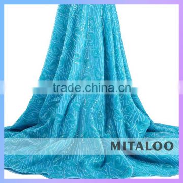 Mitaloo Organza Lace Embroidery Fabric African Sequin Lace MOG0187