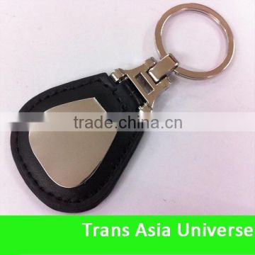 Hot Sale Popular promotional keychain leather metal