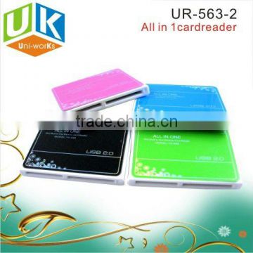 USB 2.0 all in one memory smart Slim card reader