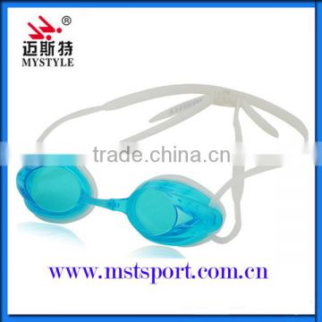 2016 silicone watproof competition swimming goggles