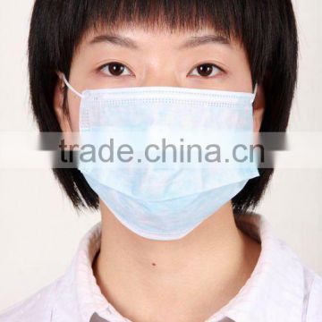face mask with earloops with ties