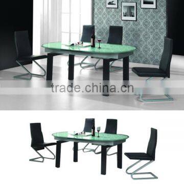 temper glass Scalable dining tables(ST-026B)