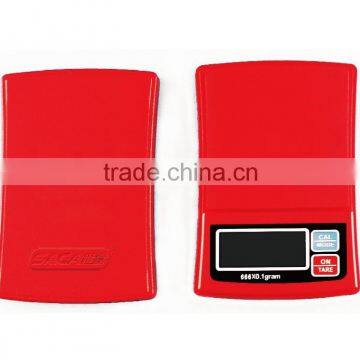 Good Quality 0.1g LCD Digital Pocket Scale Red New Designed Hot Selling Jewelry Scale