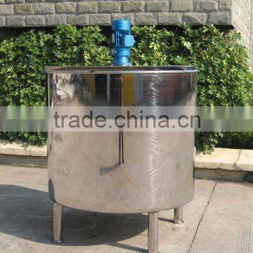 single layer mixing tank heating by steam