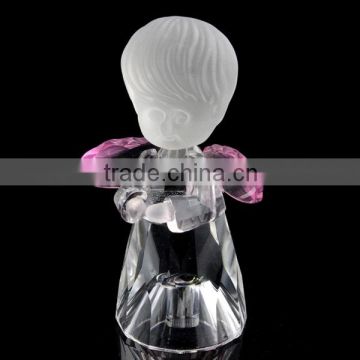 cube crystal baby angel figurines for souvenirs gift