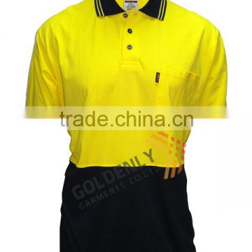 Custom high visibility polo shirt, safety wear hot sale styles in 2016