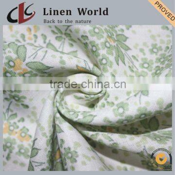 101 100%Linen 14*14 50*54 53/54" Printed Fabric