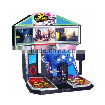 3 Screens Crazy Speed Moto Arcade Game Machine For Sale