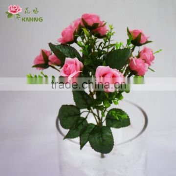 Trade assurance cheap plastic flower wholesale for festival gift table and home decoration