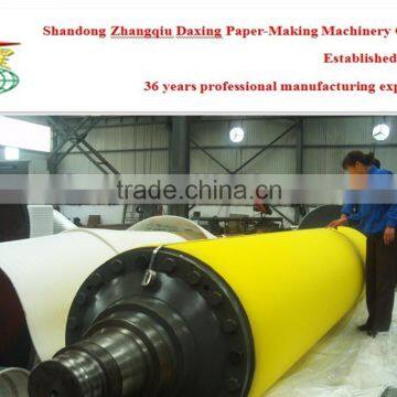 polyurethane rubber roller for paper machine