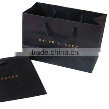 2016 Customized logo printing gift bag/shopping bag/paper bag