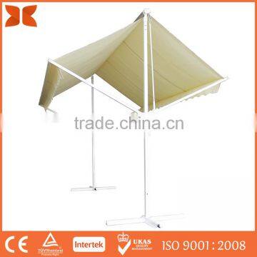 foldable beach sunshade with double side free standing awning SCYP-2015