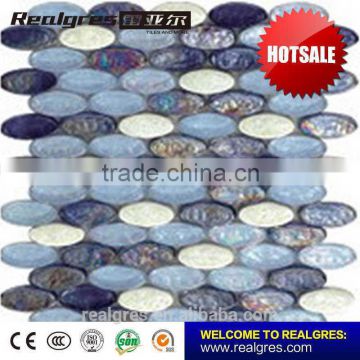Made in Foshan China Variety new designs swimming pool mosaic glass tile