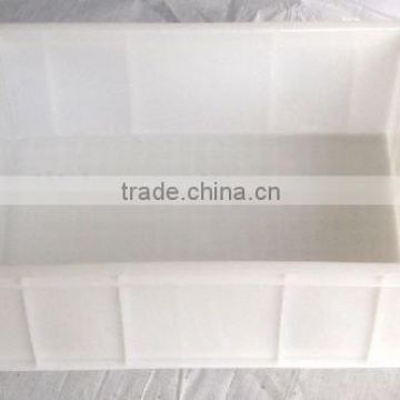 plastic crate with white color