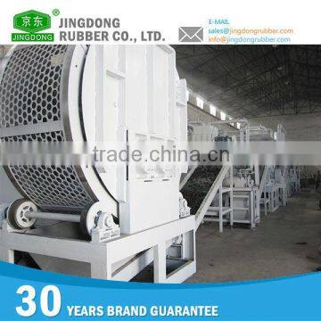 Rubber tire recycling heavy duty machine product