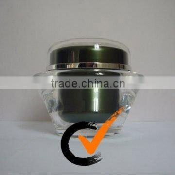 Cosmetic Packaging Acrylic Taper Cream 50ml gram Jars