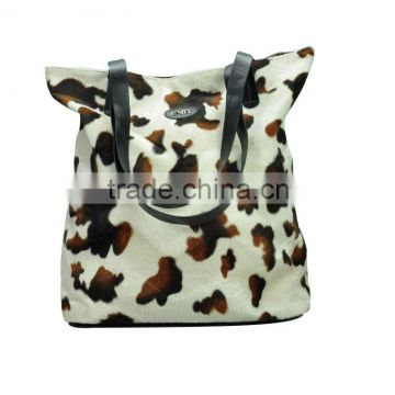 Leopard Printed Fabric Tote For Women, Leopard Print Oversized Shopper Shoulder Bag, X8023S140002