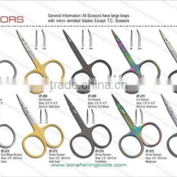 Curved Fly Tying Scissors