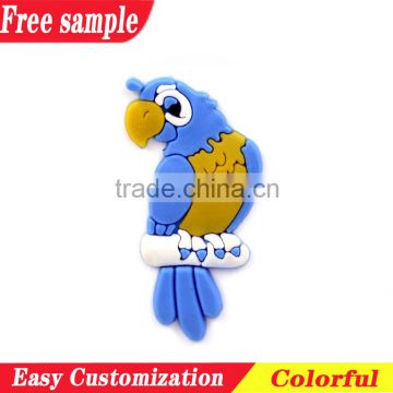Animal style parrot design cute PVC decoration