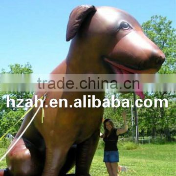 Giant Brown Inflatable Dog Balloon for Outdoor Decoration