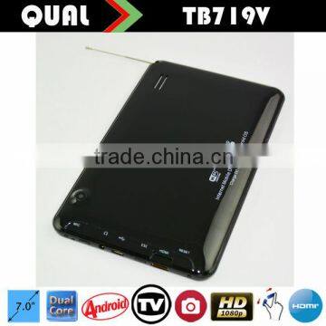 7 inch 3G calling tablet pc china digital tv with ISDB-T two Camera FHD with Allwinner A20 Dual Core 1.3GHz Android 4.4 B