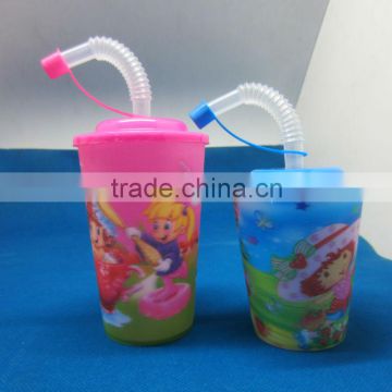 wholesale drinking reusable plastic cup lid straws