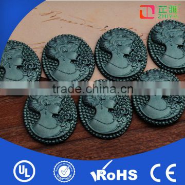 Top Sales Product Flat Back Wholesale Resin Cameo