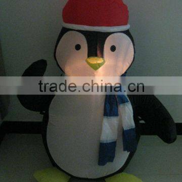 Inflatable Penguin christmas with lights