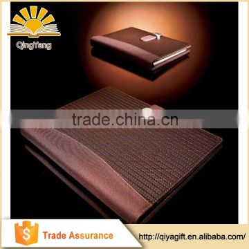 Top Quality Textured Leather Hardcover Business Notebook