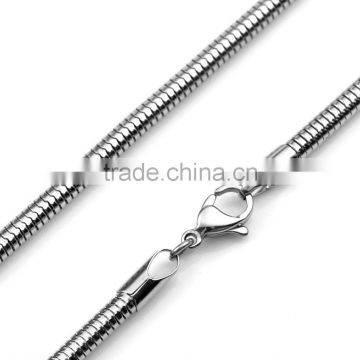 2016 Rellecona snake chain lobster Clasp 316L stainless steel jewelry 50,55cm