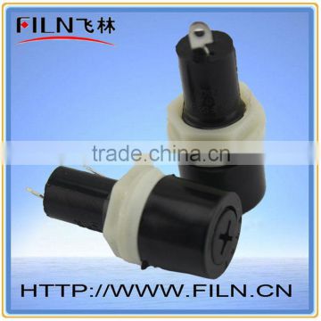 MF528 black fuse holder for 5x20mm fuse 12mm mounting hole