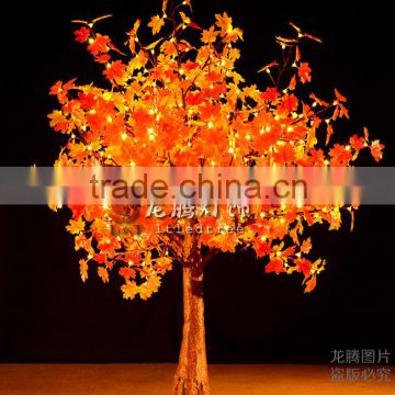 Top quality outdoor and indoor 1.5m led light up maple tree lamp