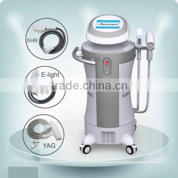Color Touch Screen shr ipl with 3 handpieces