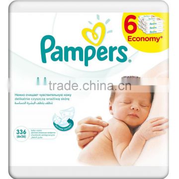 PAMPERS 6x56PCS Sensitive Wipes