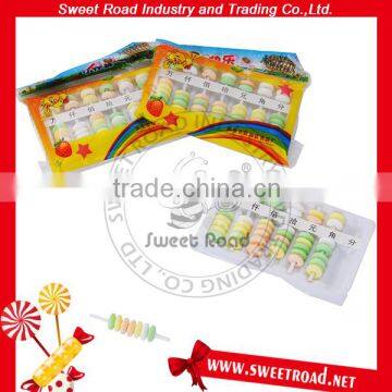 Fruit Flavor Mini Abacus Press Candy in Bags