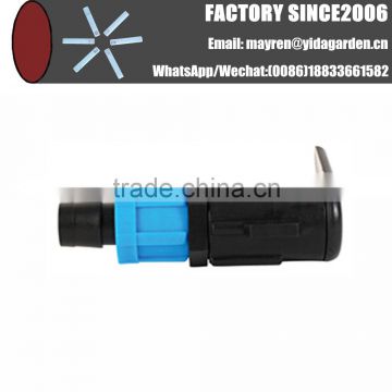 Detachable PVC layflat hose bypass connector