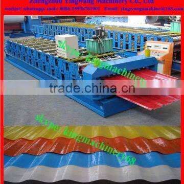 color steel glazed tile roll forming machine