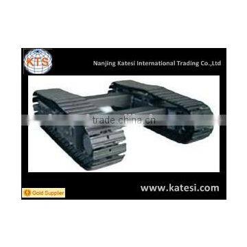 Construction machinery spare part undercarriage parts/ steel track undercarriage/rubber crawler track