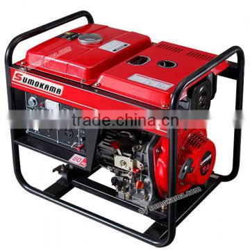 Small portable electric air-cooled diesel generator
